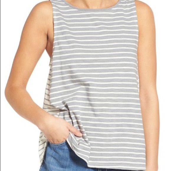 Madewell Tops - Madewell | Forward Seam Stripe Tank